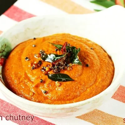 Authentic South Indian Spicy Onion Chutney Recipe