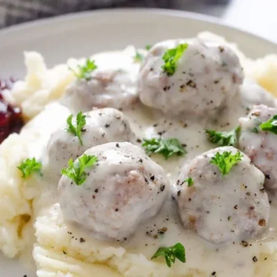 Authentic Swedish Meatballs With Lingonberry Sauce - A Scandinavian Delight