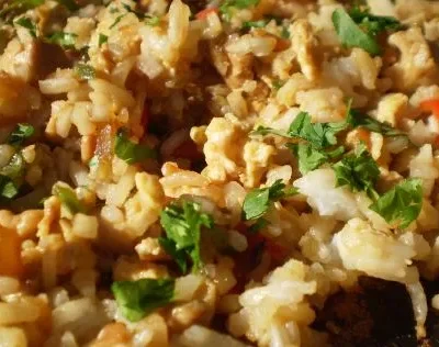 Authentic Thai Basil Fried Rice With A Spicy Twist