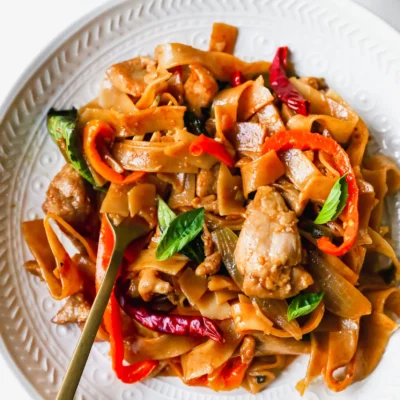 Authentic Thai Chicken Rice Noodle Stir-Fry Recipe