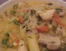 Authentic Thai Coconut Galangal Soup Recipe (Tom Kha Gai)