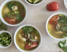 Authentic Thai Tom Yum Gai Soup: Spicy &Amp; Sour Chicken Delight