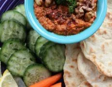 Authentic Turkish Roasted Red Pepper Dip Recipe