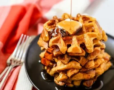 Autumn-Inspired Pumpkin Spice Waffles Recipe