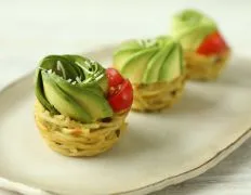 Avocado Alfredo Pasta Nests