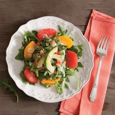 Avocado And Grapefruit Salad With Poppy Seed