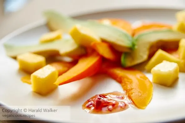 Avocado Mango Bruschetta