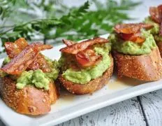 Avocado On Toast With Bacon And Maple Syrup