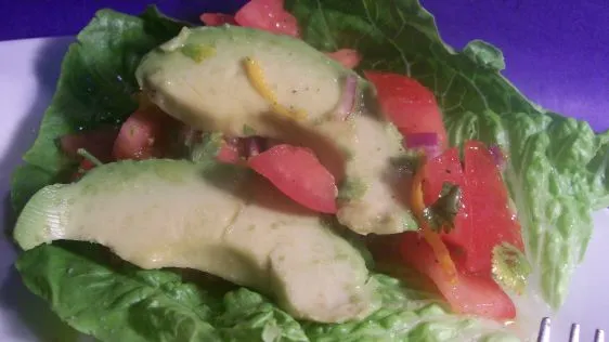 Avocado Salad With Tomato Relish