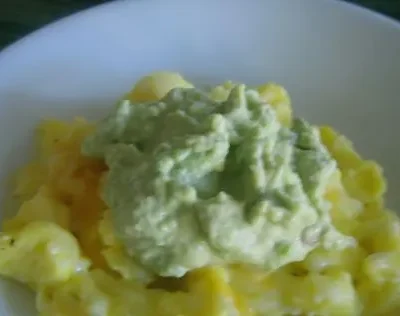 Avocado With Scrambled Eggs
