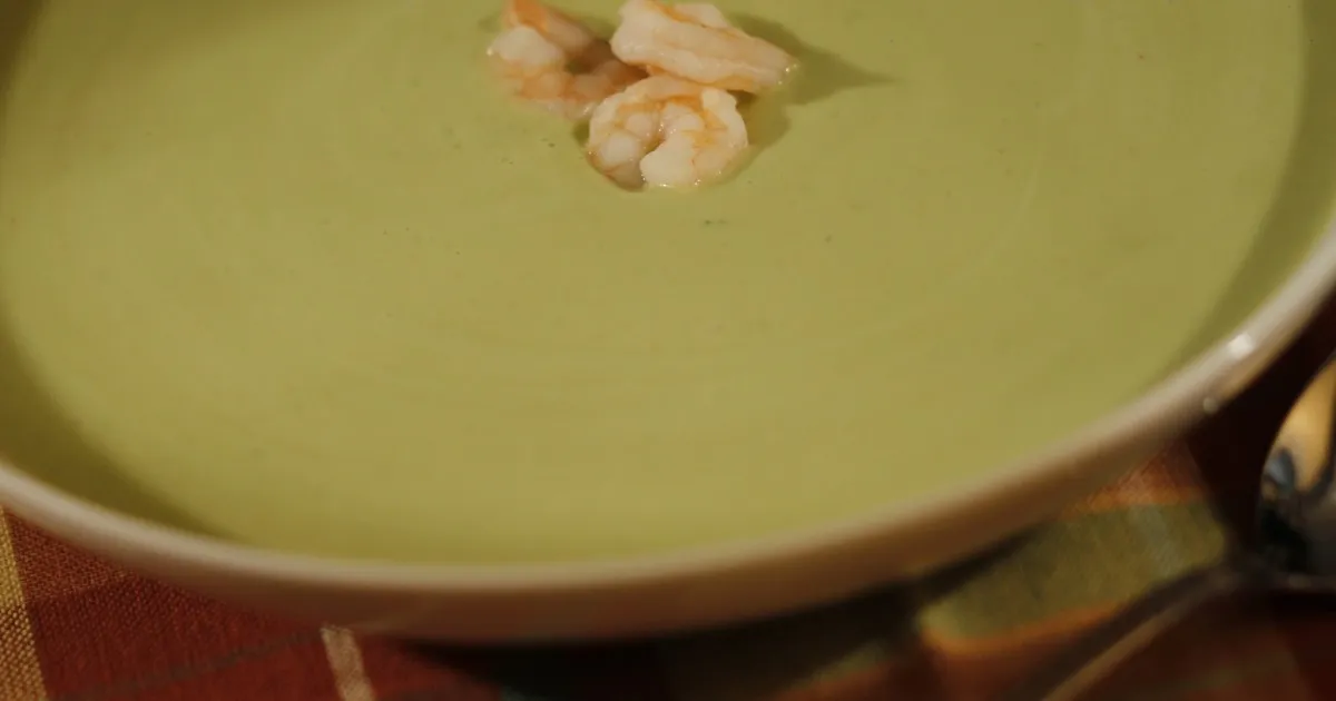 Avocado With Watercress & Shrimp Appetizer