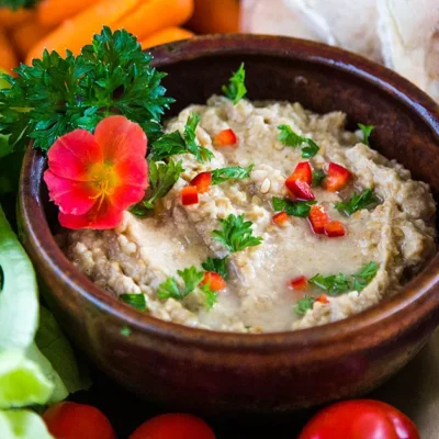 Baba Ghanouj Middle Eastern Eggplant Dip