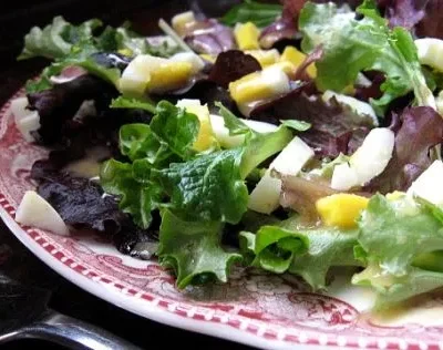 Baby Greens With Mustard Vinaigrette