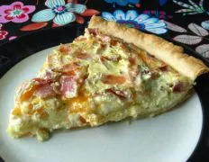 Bacon And Cheddar Quiche