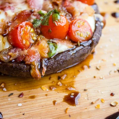 Bacon And Cheese Stuffed Portobello