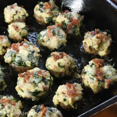 Bacon And Cream Cheese Stuffed Mushrooms