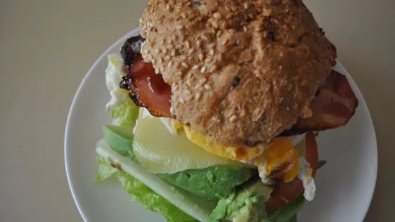 Bacon And Egg Roll Sandwiches