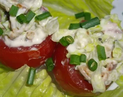 Bacon And Lettuce Stuffed Cherry