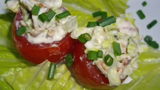 Bacon And Lettuce Stuffed Cherry
