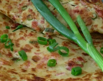 Bacon And Spring Onion Pancakes