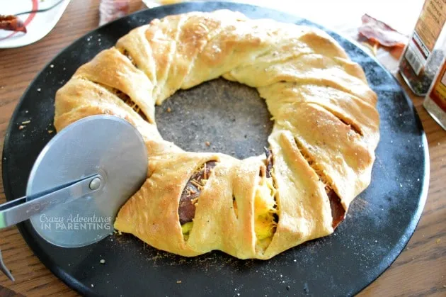 Bacon, Egg And Cheese Ring
