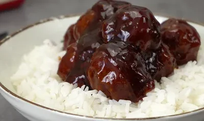 Bacon-Infused Sweet and Spicy BBQ Turkey Meatballs