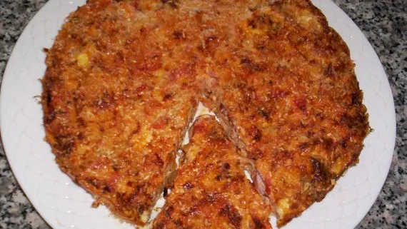 Bacon, Onion And Tomato Frittata