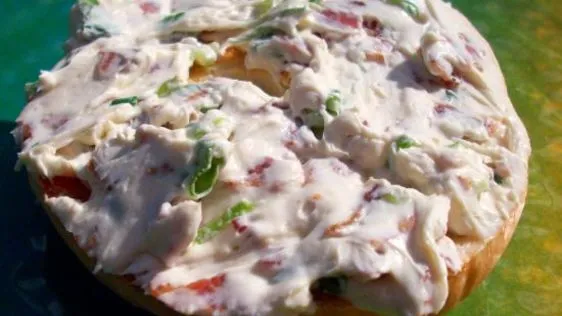Bacon-Scallion Cream Cheese Schmere
