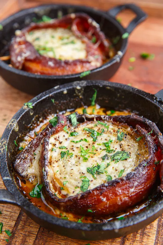 Bacon Wrapped Baked Onions