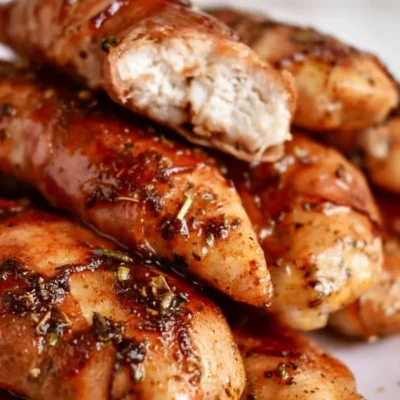 Bacon Wrapped Chicken Tenders