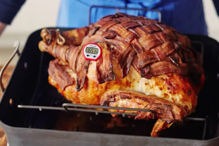 Bacon Wrapped Roasted Turkey