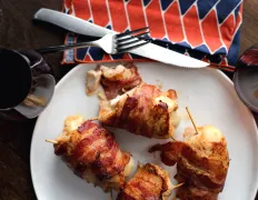 Bacon Wrapped Smoked Gouda Stuffed Chicken