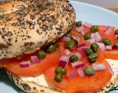 Bagels With Smoked Salmon Ww