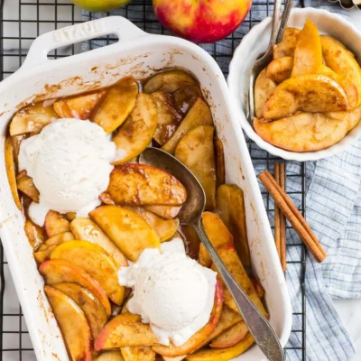 Baked Apples With Honey Syrup