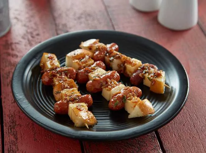 Baked Bacon Wrapped Brown Sugar Smokies