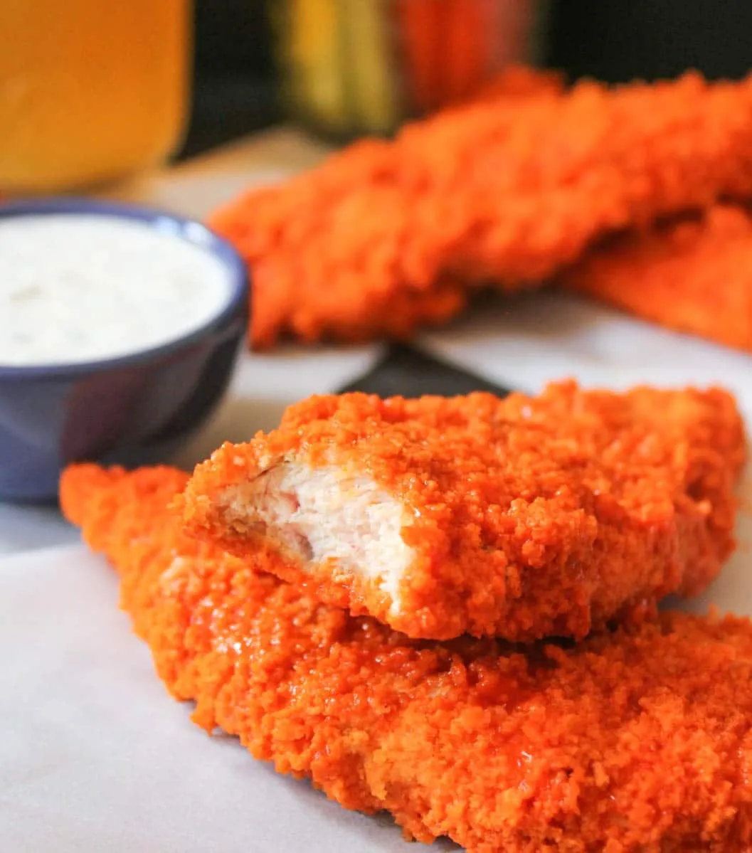 Baked Buffalo Style Chicken Tenders