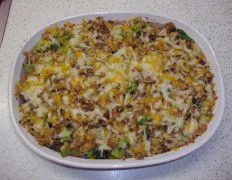 Baked Cheese Stuffing Casserole