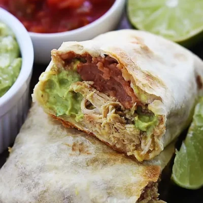 Baked Chicken Chimichanga