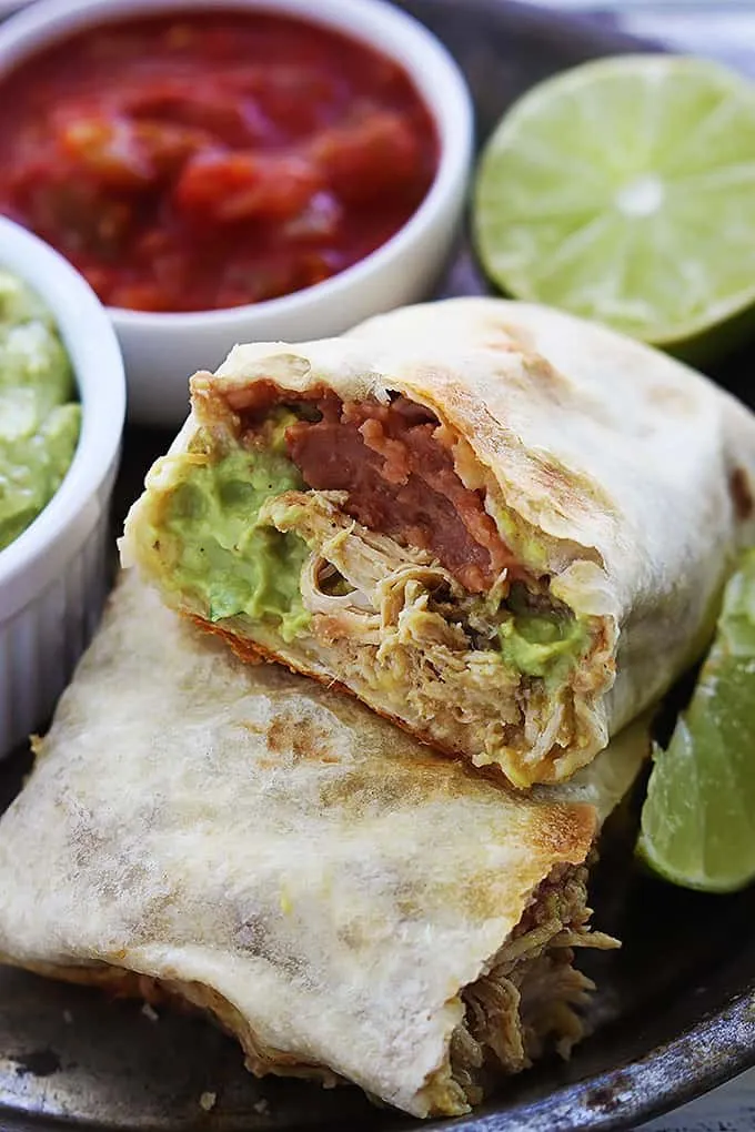 Baked Chicken Chimichanga