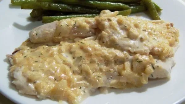 Baked Fish In Mayonnaise And Mustard