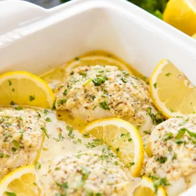 Baked Fish With Lemon &Amp; Black Pepper