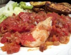 Baked Fish With Tomatoes
