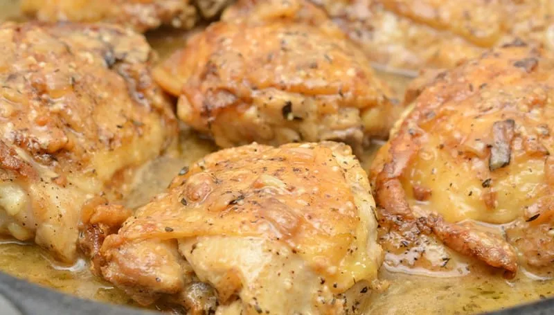 Baked Garlic Chicken Thighs Low Carb