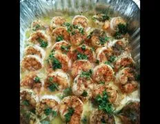 Baked Garlic Lemon Butter Shrimp