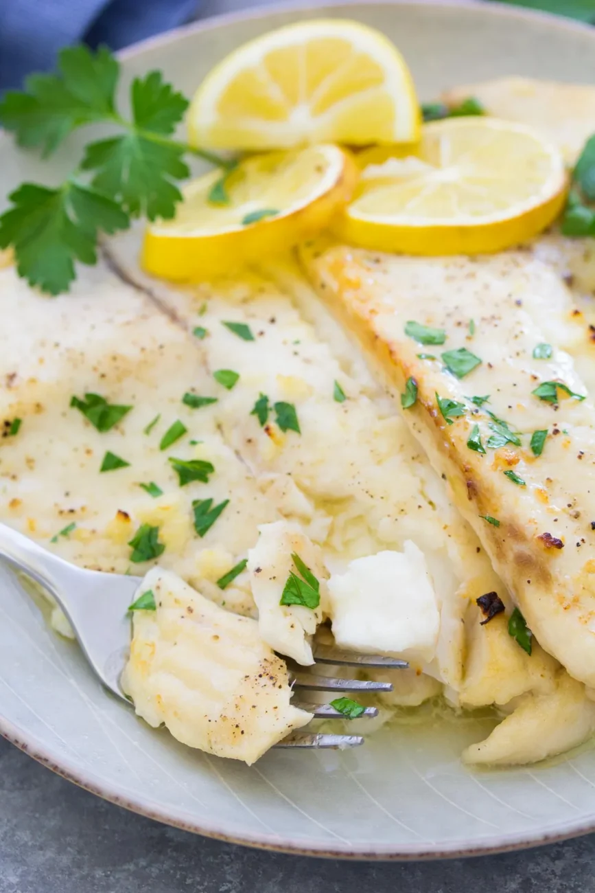 Baked Garlic Lemon Tilapia