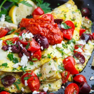 Baked Greek Style Omelette Gluten Free