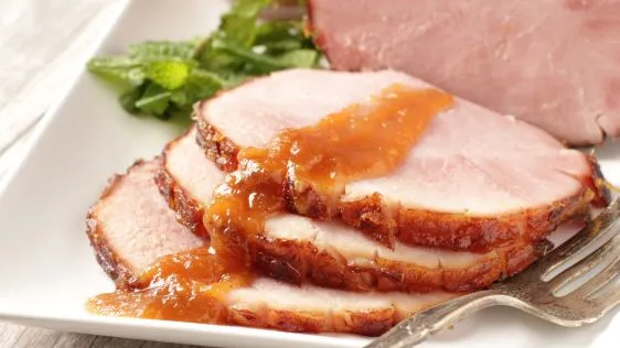 Baked Ham Glazed With Pineapple And