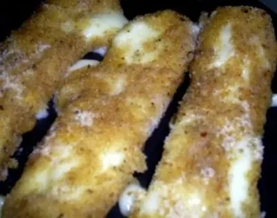 Baked Mozzarella Cheese Sticks