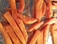 Baked Parmesan And Garlic Sweet Potato Fries