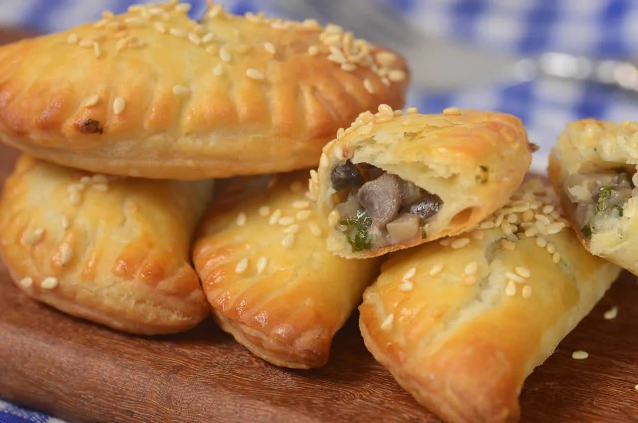 Baked Pirozhki, With Cream Cheese Dough